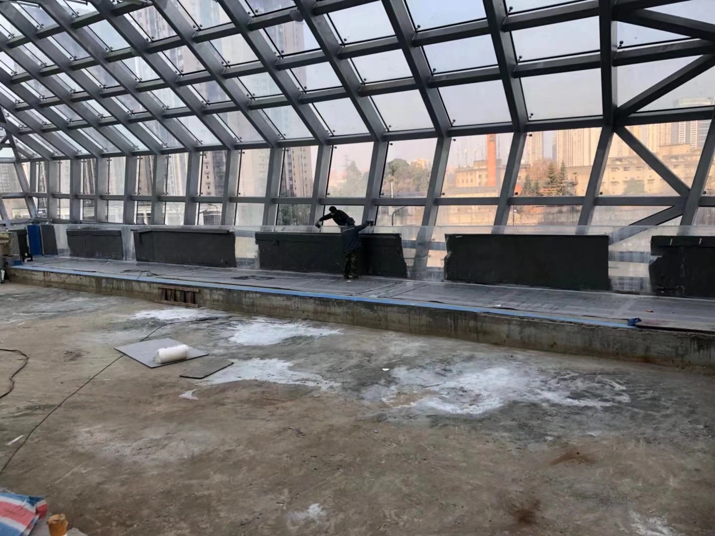Piscina acr&iacute;lica interna