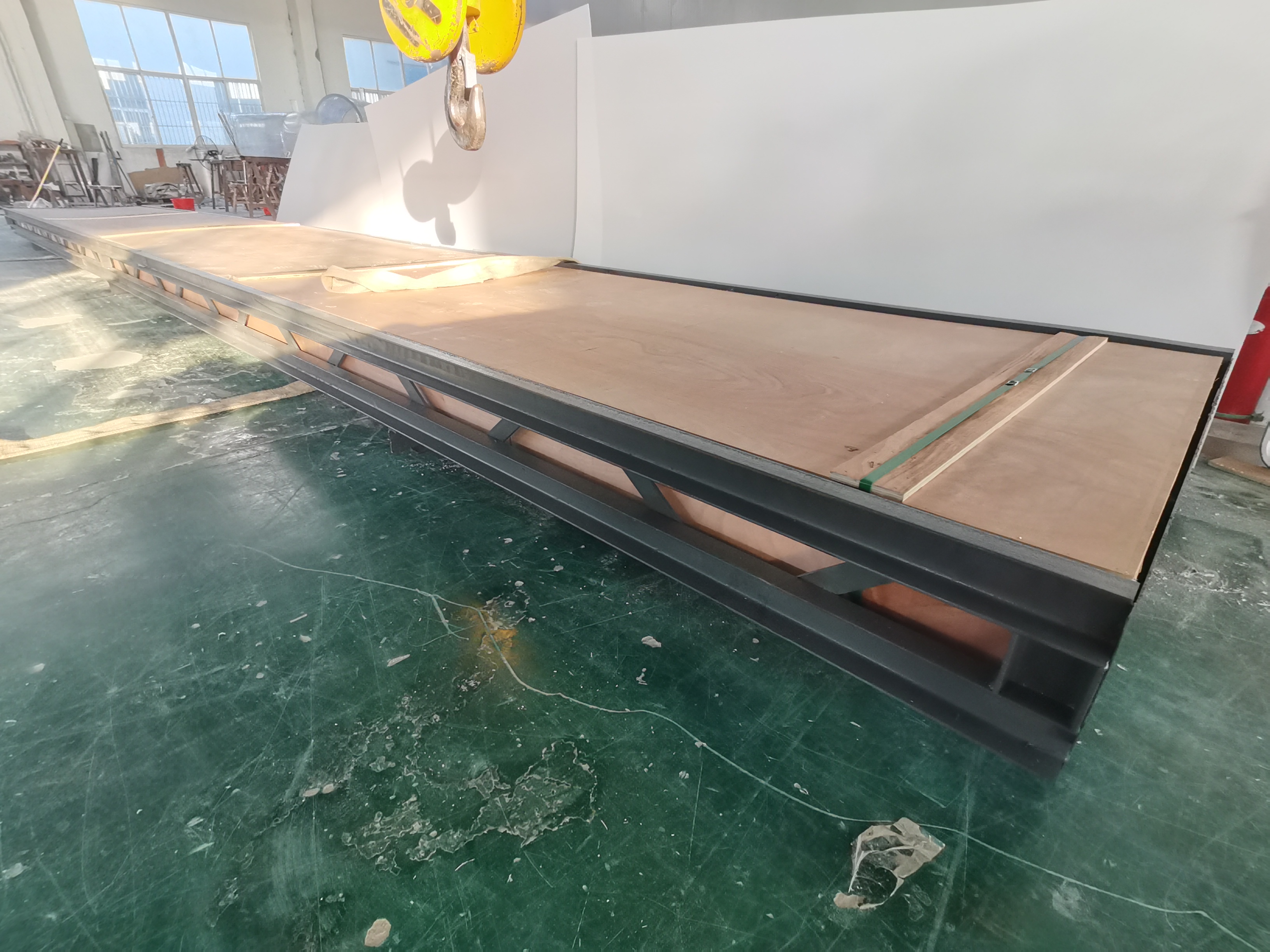 Painel acr&iacute;lico - embalagem e transporte
