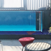 Fabricante e instalador de parede de piscina de acrílico transparente Piscinas de acrílico de luxo-leyu
