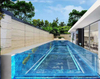 Descubra o futuro da natação de luxo: piscinas acrílicas de água salgada sem cloro feitas sob medida para o Oriente Médio