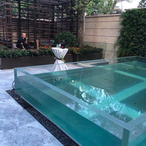 Parede de acrílico para piscina - Uma nova tendência em decoração de piscinas