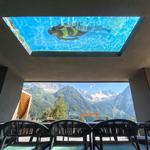Placas de visualização de piscina de acrílico de diferentes formas e curvas - Fábrica de produtos de folha acrílica Leyu