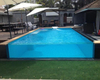Custo de instalação de piscina de acrílico acima do solo - Leyu