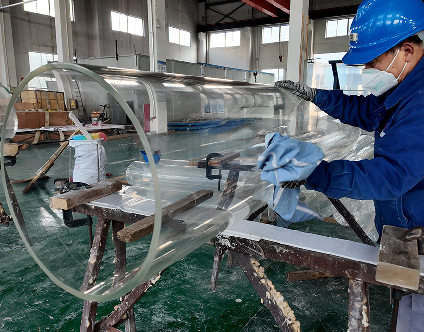 Fabricante profissional de tubos de acrílico fundido3
