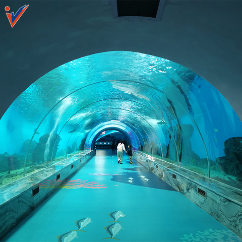 O Fantástico Grande Túnel de Tanque de Aquário Acrílico-Leyu Fábrica de Produtos de Folha de Acrílico