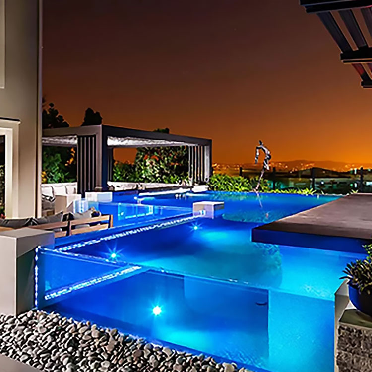 2024 Alguns designs comuns para piscinas de acrílico - Leyu