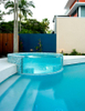 Penels acrílicos para visualização de piscinas de diferentes formas e curvas - Fábrica de produtos de folha acrílica LEYU
