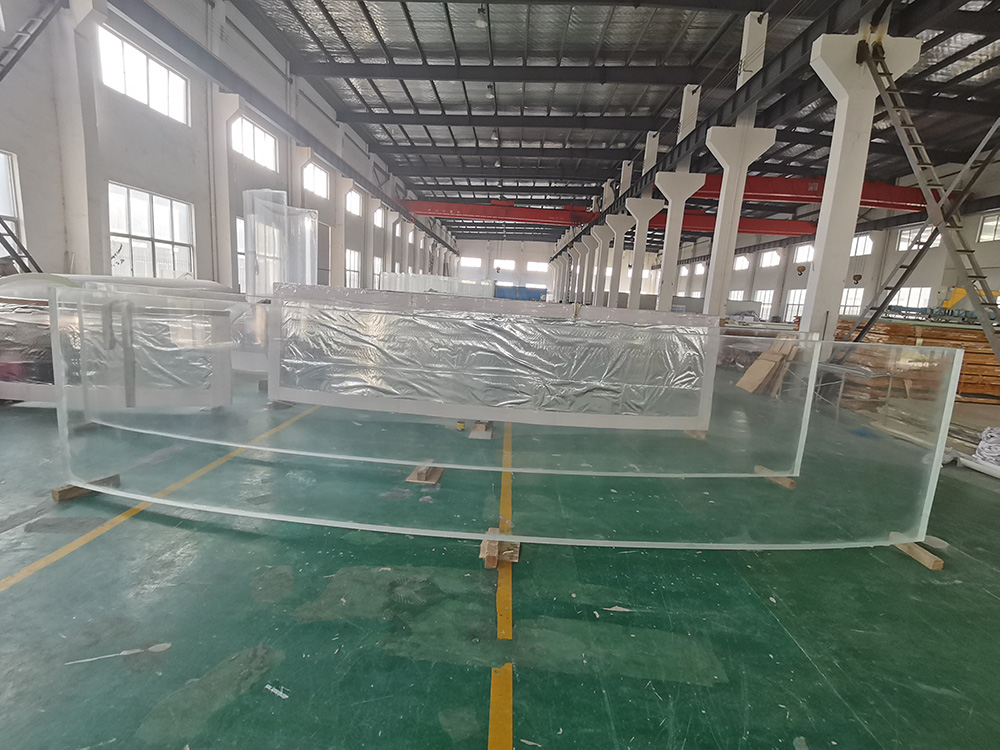 Venda grande aquário de acrílico transparente - Leyu