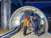 Aquário túnel fabricado pela fábrica de acrílico Leyu - LEYU