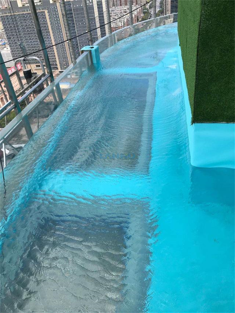 Janelas de piscina de acrílico feitas sob encomenda, painéis de piso, etc.-leyu Fábrica de Acrílico