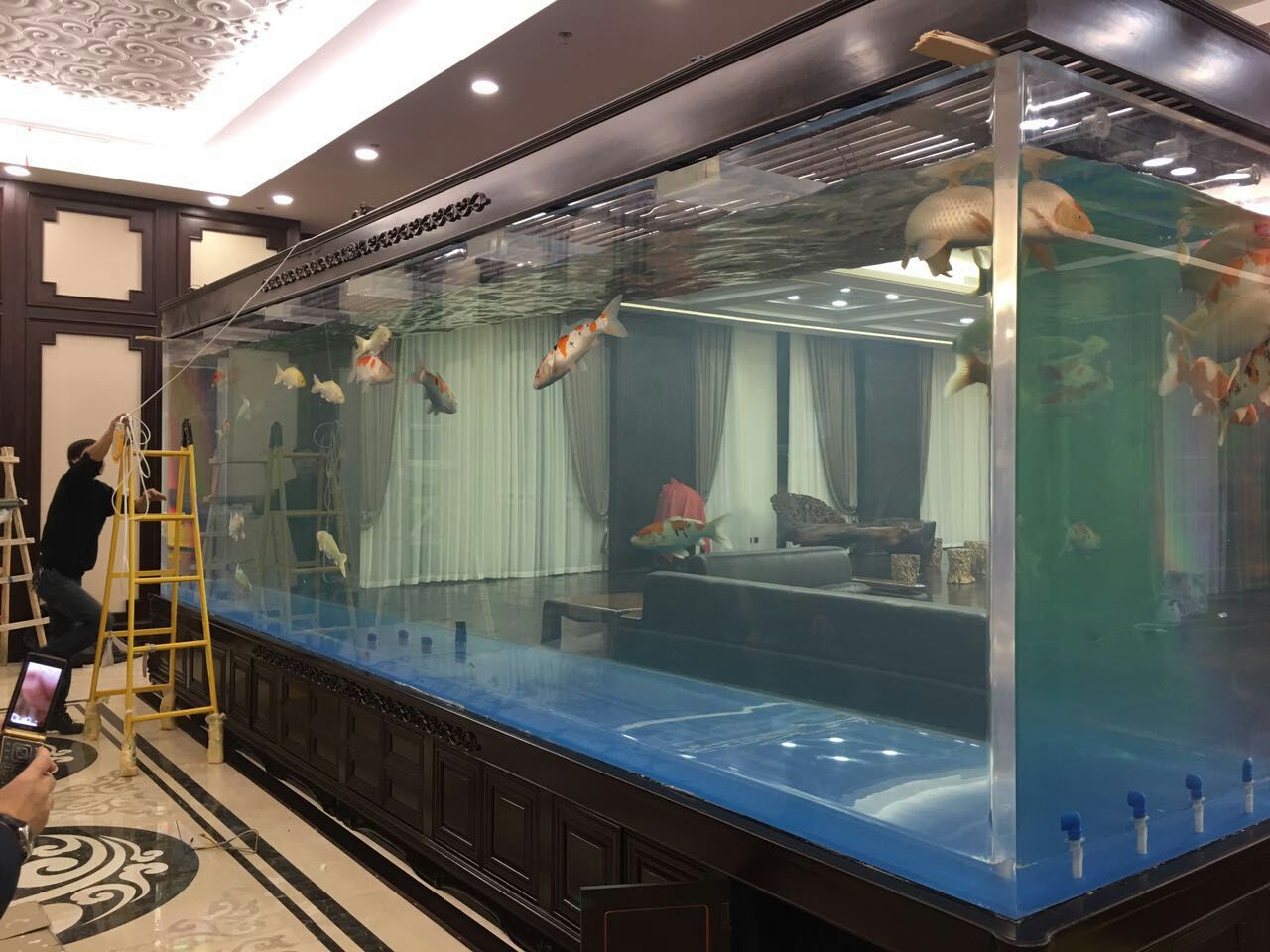 Mostre a você os melhores designs de aquários de acrílico transparente - Leyu 