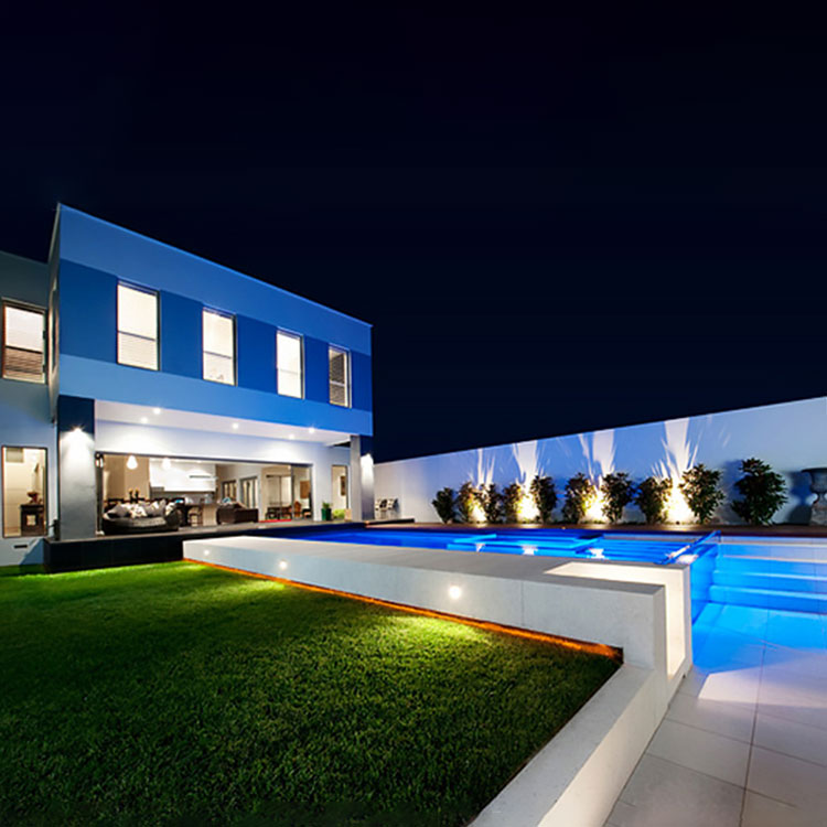 A borda lisa da piscina em acrílico proporciona uma vista perfeita - Leyu Acrílico Factory 