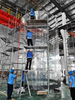 Fabricação e instalação de cilindro acrílico de grande porte - LEYU